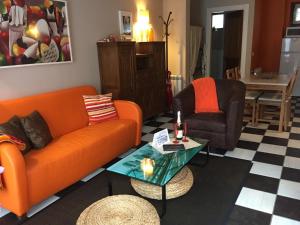 Posezení v ubytování Apartamentos El Hospital de Villahormes