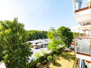 a view from the balcony of a building at VacationClub – Baltic Park Plaża 22 Apartament 4.2.3. in Świnoujście