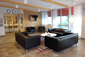 Posezení v ubytování Hotell Svanen