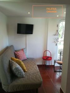 Uma área de estar em Algarve Friendly Apartment