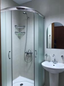 Koupelna v ubytování Blue Sevan Hotel