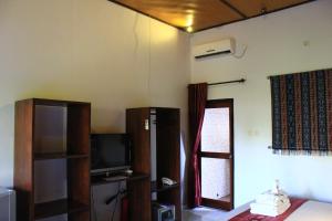 TV o dispositivi per l'intrattenimento presso Turtle Beach Hotel