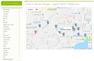 una schermata di una mappa del centro di Lync di Apartment 33A - No Bikes - Self check-in a Lugano