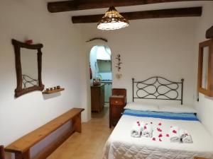 Katil atau katil-katil dalam bilik di a Loggia