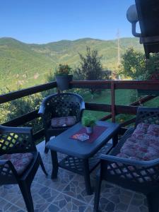 Splošen pogled na gorovje oz. razgled na gore, ki ga ponuja gostišče