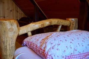 Postel nebo postele na pokoji v ubytování Dorina hiža