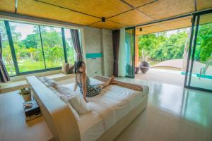 Binlha Raft Resort的休息区