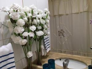 Phòng tắm tại Depto Metro Santa Ana (2 dormitorios)