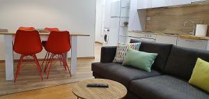 Kuchnia lub aneks kuchenny w obiekcie Apartamentos Antares 2