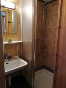 Koupelna v ubytování Petit Helvetia Budget Hotel