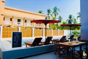 Un restaurant sau alt loc unde se poate mânca la Sea Breeze Lodge Ngapali