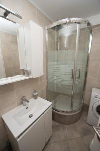 Koupelna v ubytování Apartman Vita