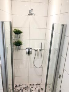 Koupelna v ubytování Ferienwohnung Domizil am Delft Emden