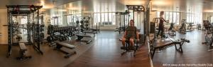 Fitness centrum a/nebo fitness zařízení v ubytování Sorell Hotel Speer