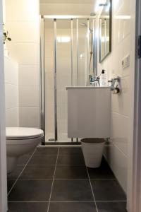 Koupelna v ubytování Huis van Harderwijk