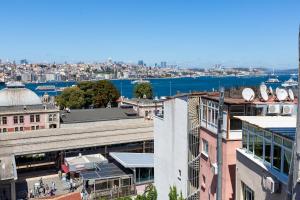 a view of a city from a building at Villa Sweet Hotel in Istanbul