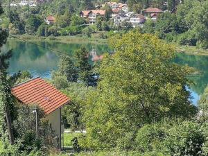 Vikendica Plivsko jezero a vista de pájaro