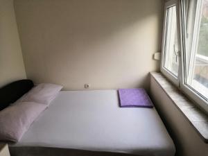 Ένα ή περισσότερα κρεβάτια σε δωμάτιο στο Apartments Brlečić