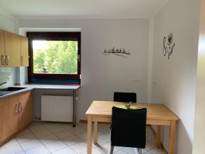 Kuchyň nebo kuchyňský kout v ubytování Elbe Ferienwohnung Glückstadt