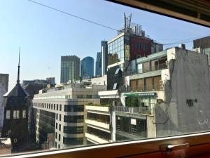 布宜诺斯艾利斯景观或在公寓看到的城市景观