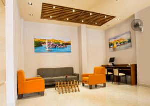 Posezení v ubytování Hapi Hotel