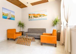 Posezení v ubytování Hapi Hotel
