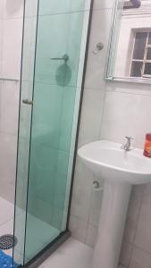 Ένα μπάνιο στο Estilo Residence