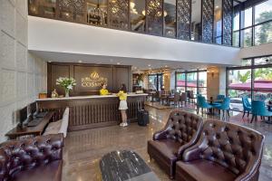 Lobby alebo recepcia v ubytovaní Cosmos Hotel Danang