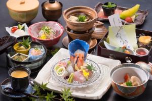 Makanan di atau berdekatan ryokan