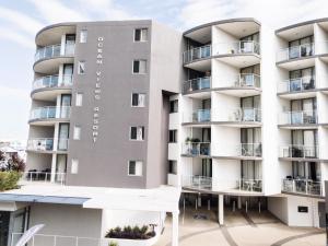 Das Gebäude in dem sich das Resort befindet