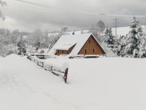 Το Apartmány Studený τον χειμώνα