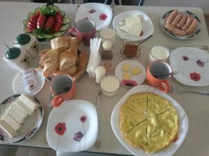 Options de petit-déjeuner proposées aux clients de l'établissement Guest House Vista
