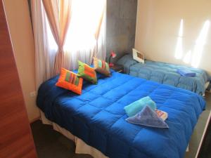 Letto o letti in una camera di Hostal Desert