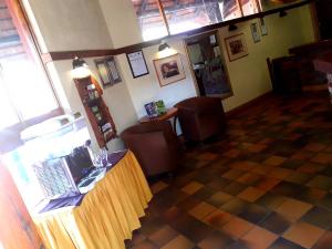 Lobbyn eller receptionsområdet på Manyane Resort