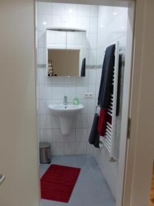 Koupelna v ubytování Altes Vogtshaus