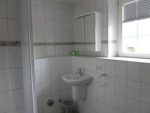 Koupelna v ubytování Altes Vogtshaus