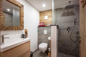 Kúpeľňa v ubytovaní Ferienwohnung Bergwelt + 10 fotografií