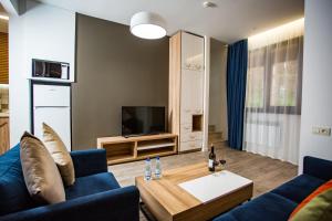TV a/nebo společenská místnost v ubytování Tezh Ler Resort
