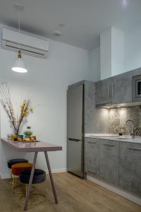 Kuchyň nebo kuchyňský kout v ubytování Apartamentos Turísticos Moret11-1A