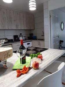 Kuhinja oz. manjša kuhinja v nastanitvi Bergsight Self Catering Accommodation