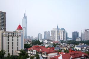 a view of a city with tall buildings at Nanjing·Xin Street Entrance·Zhujiang Road· in Nanjing
