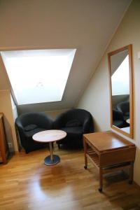 A seating area at Myrkdalen Resort- studio apartment