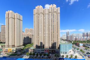 a view of a large city with tall buildings at Baoding Lianchi·North China Electric Power University· in Baoding