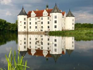 Blick auf einen Fluss in der Nähe der Ferienwohnung