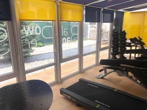 Fitness centrum a/nebo fitness zařízení v ubytování Hotel Alda Cardeña