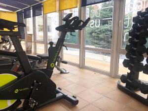 Fitness centrum a/nebo fitness zařízení v ubytování Hotel Alda Cardeña