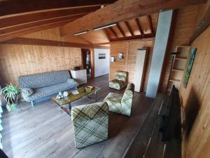 Posezení v ubytování Ferienhaus Waidmanns-Heil