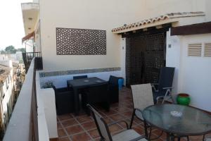 Balkón nebo terasa v ubytování No1 CasaTosca Javea, Pequeña Habitación con baño en el Centro del Casco Antiguo