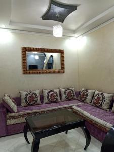 Posezení v ubytování apartement 5 residence oulad touimi