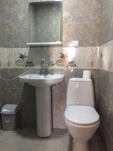 Koupelna v ubytování Guesthouse Litoros